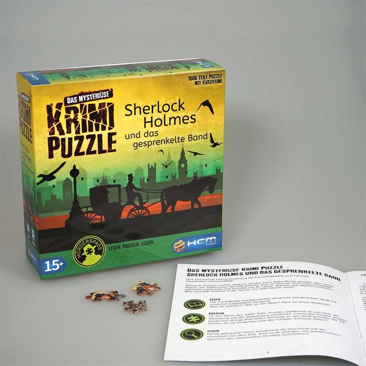 Actual product image HCM Kinzel Sherlock Holmes - Murder Mystery Puzzle (1000 pieces)