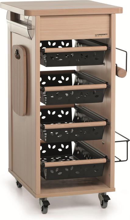 Actual product image Foppapedretti Foppa Bistrot Kitchen Trolley Natural Wood