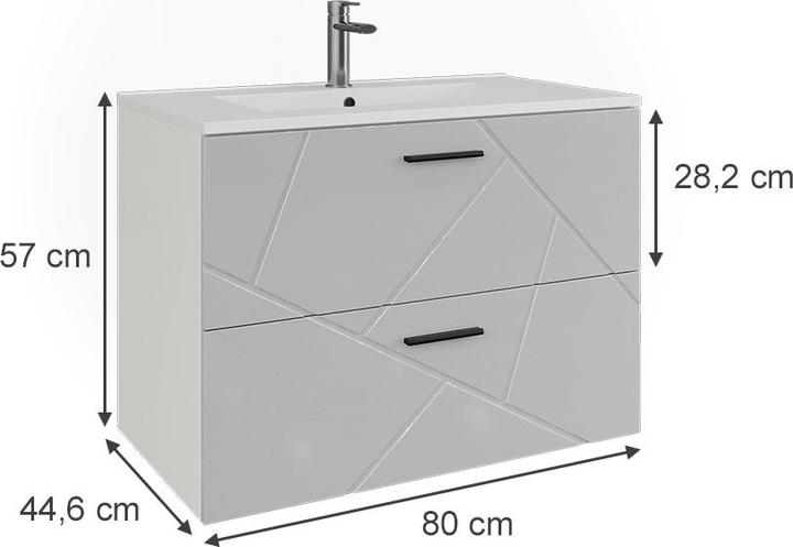 Produktbild Vicco Irma mit 2 Schubladen