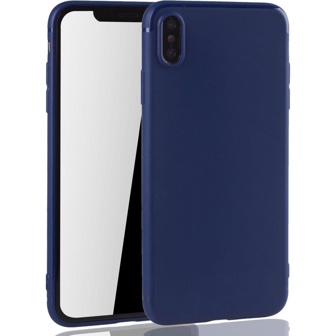 Thumbnail - König Design Apple iPhone XS Max Handyhülle Schutzcase Backcover Tasche Hülle Case Etuis Blau (Apple iPhone XS Max), Sma...