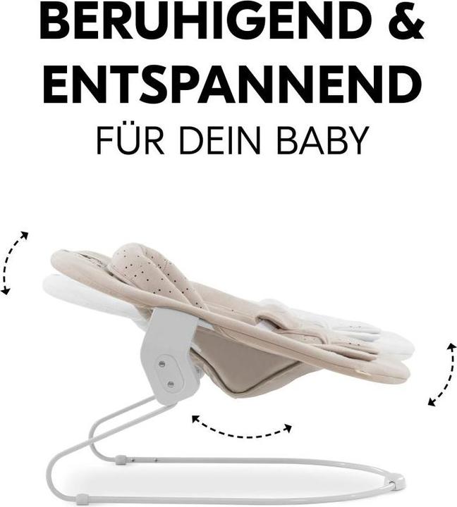 Produktbild Hauck Hochstühle Alpha Plus White Newborn Set Pooh Beige - 4-tlg. (Hochstuhl)
