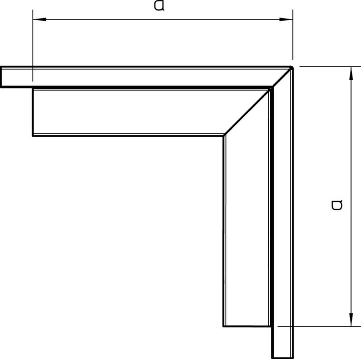 Actual product image OBO Bettermann Outer corner upper part