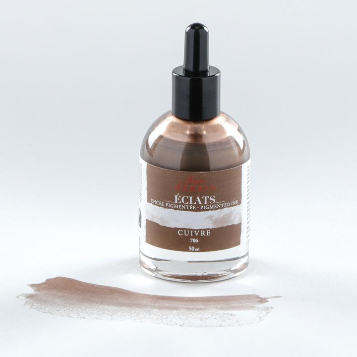 Actual product image Jacques Herbin Aquarelltine Éclats (Gold, Green, Orange, Rose, Silver, White, Yellow, 50 pcs.)