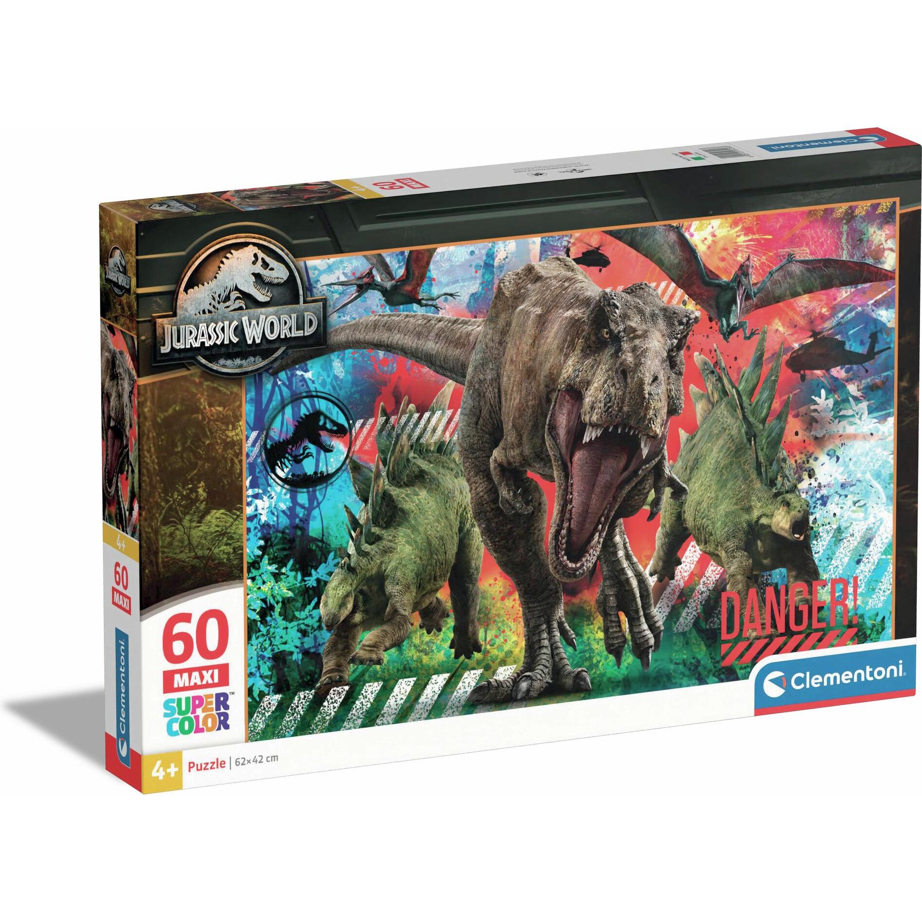 Clementoni Multicolore Puzzle Maxi Jurassic World G (60 Pezzi)