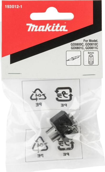 Actual product image Makita Collet 6mm cpl.