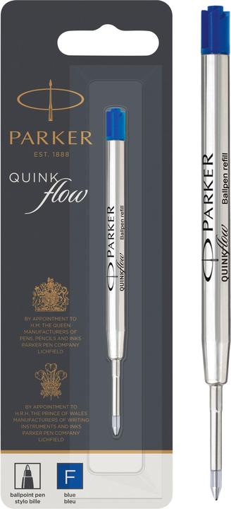 Image du produit Parker Pen Quink Flow (Recharger, Bleu, 0.80 mm)
