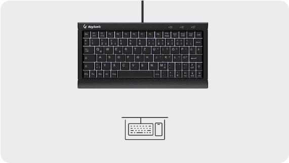 Actual product image KeySonic KSK-3011ELC (EN) (DE, Cable)