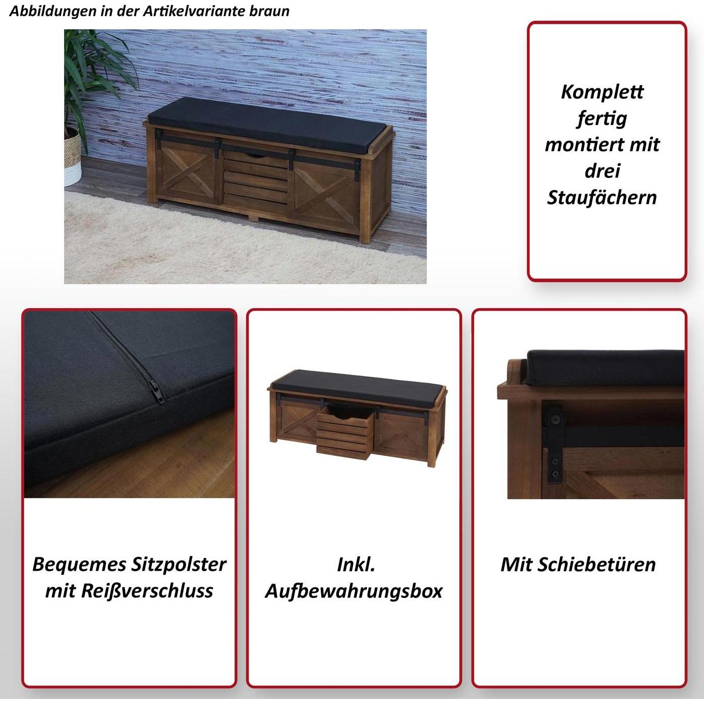 Thumbnail - MCW, Sitzbank, H53 (102 cm)