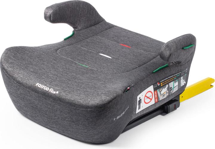 Actual product image Fairgo Pico i-Size Booster Seat 125-150 cm - Stone Grey (Booster seat, ECE R129/i-Size Standard)