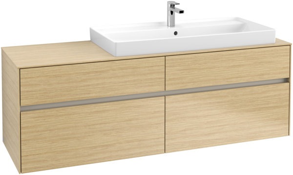 Produktbild Villeroy & Boch Collaro Waschbeckenunterschrank 1600x548x500 mm, 4 Auszüge, für Waschbecken recht