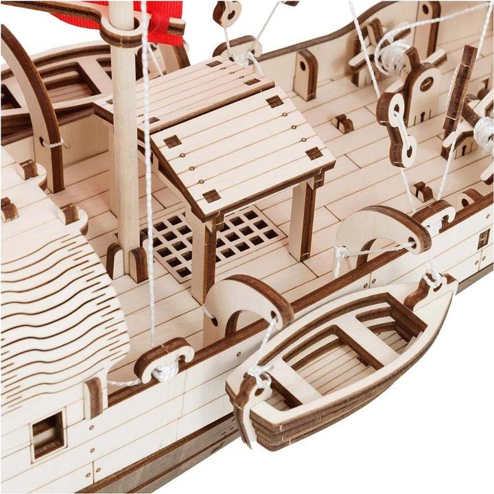 Actual product image Eco Wood Art Asian ship (Djong) - 3D wooden construction kit