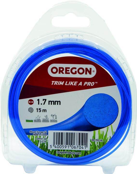 Actual product image Oregon Thread multicolour blue round 1.7 mm x 15 m (Weed whacker, Trimmer line + line spool)