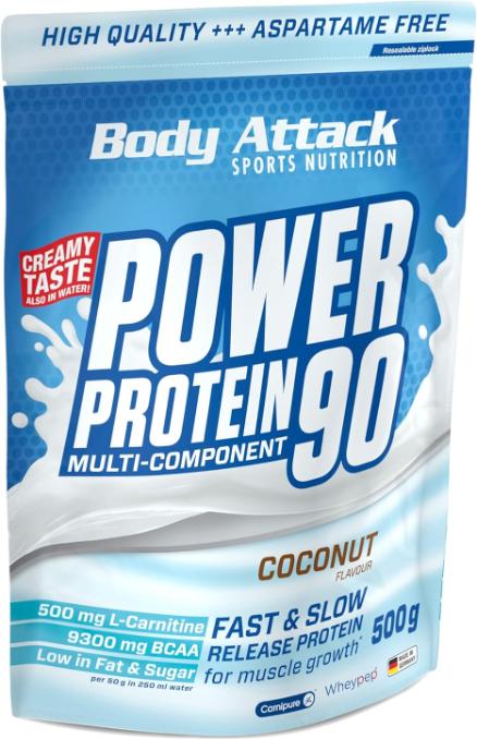 Produktbild Body Attack New Power Protein 90 (500g Beutel) (Coconutcream, 1 Stk., 500 g)