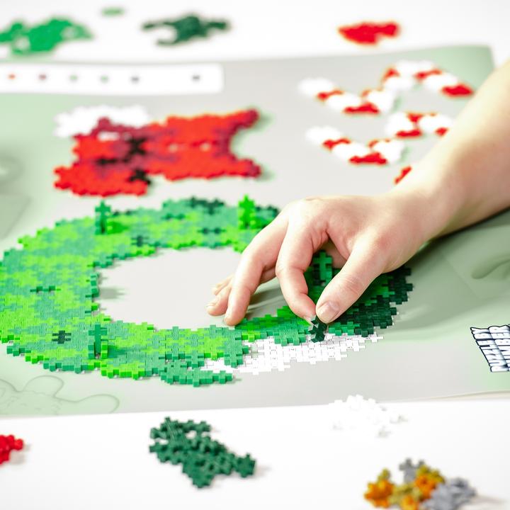 Image du produit Plus-Plus Puzzle by Number - Christmas wreath