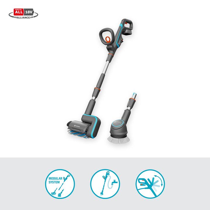 Produktbild Gardena Aqua Brush Universal 04/18V P4A solo (Akkubetrieb)