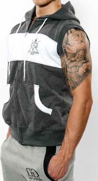 Produktbild Gym Generation Warriors Sleeveless Hoodie GREY (M)