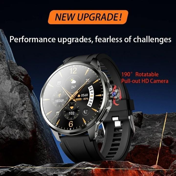 Produktbild Cbx Smartwatch 4G/5G SIM | 1,95" AMOLED | 4GB+64GB | Kamera | GPS | NFC | Google Apps