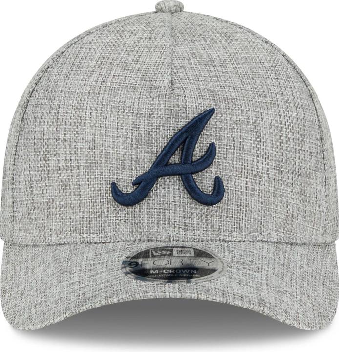 Actual product image New Era 9Forty M-Crown Cap - Weave Atlanta Braves Grau