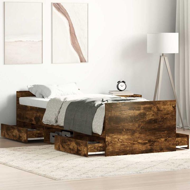 Actual product image vidaXL Bettgestell (90 x 190 cm)