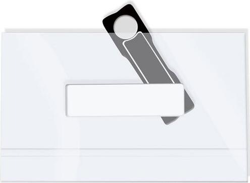 Actual product image Office Depot Name tag magnet 90 mm x 54 mm