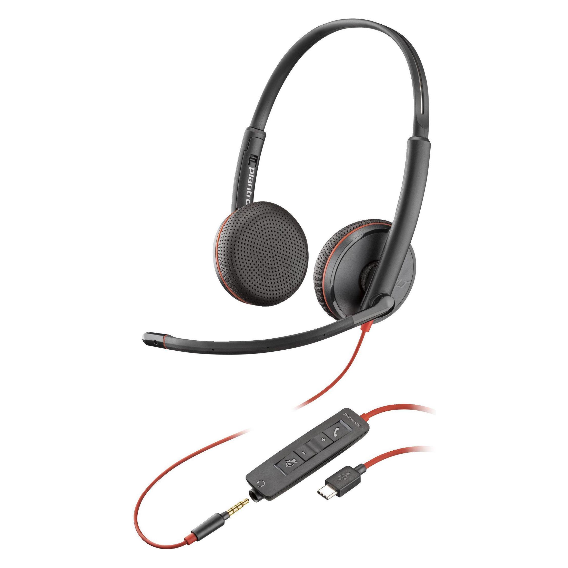 HP Poly Blackwire C3225 Stereo USB-C (USB-C), Office Headset