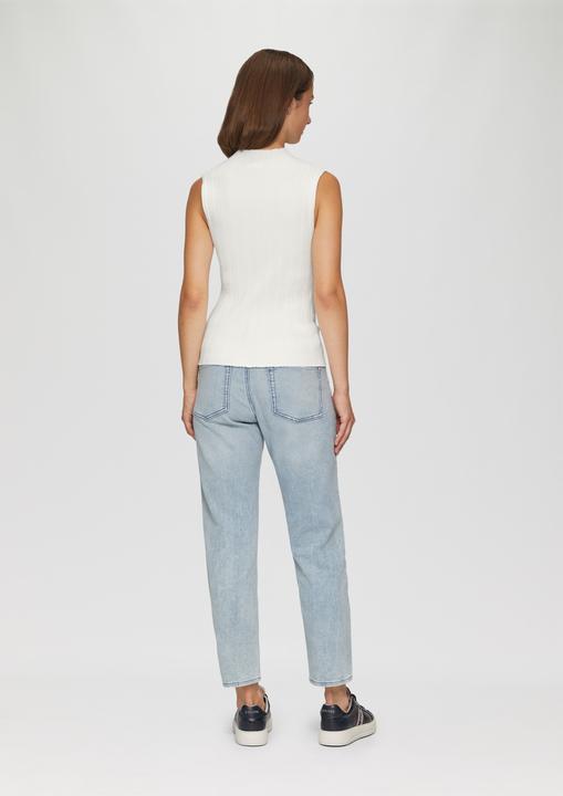 Produktbild S.Oliver Strickpullunder Geripptes Stricktop aus Viskosestretch (46)