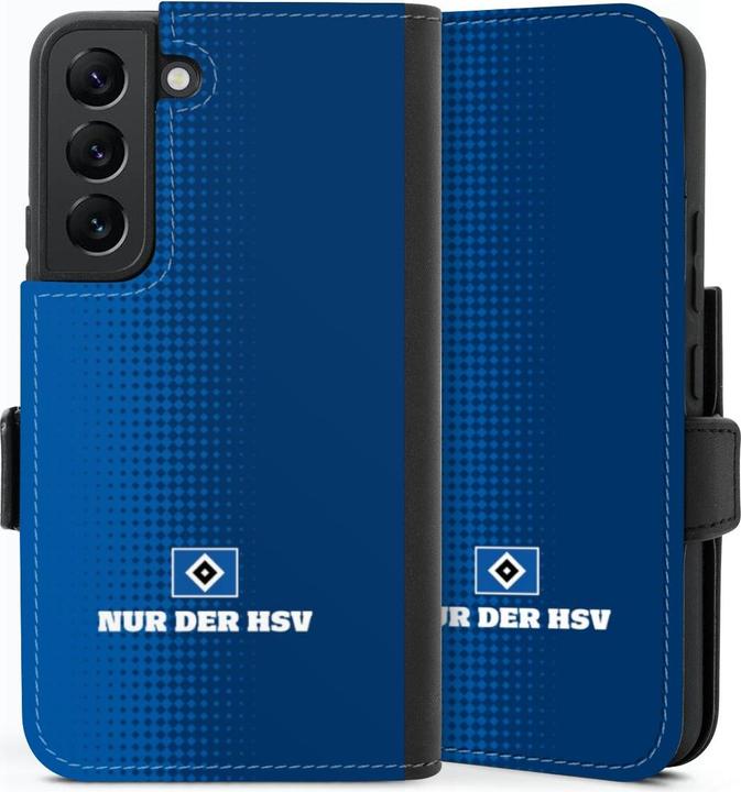 Actual product image DeinDesign Tasche für Samsung Galaxy S22 Handy Flip Case Wallet Cover Handytasche Leder Offizielles (Samsung Galaxy S22)