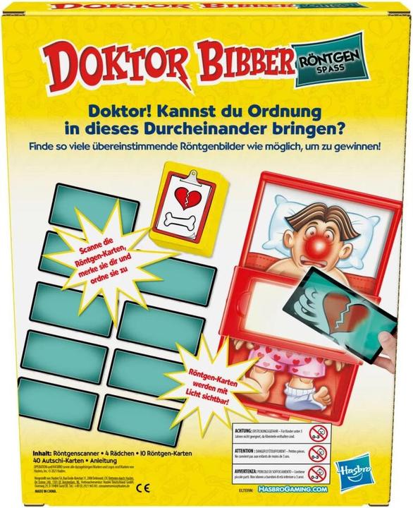 Produktbild Hasbro Gaming Doktor Bibber Röntgen Spass (Deutsch)