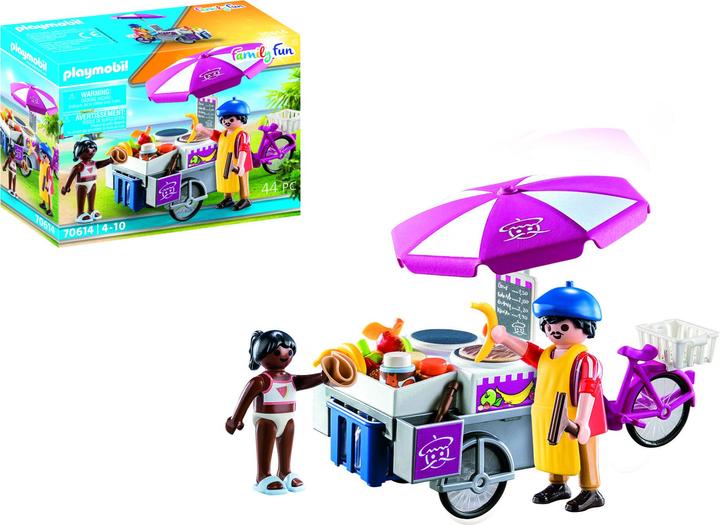 Image du produit Playmobil Vente de crêpes mobiles (70614, Playmobil Family Fun)