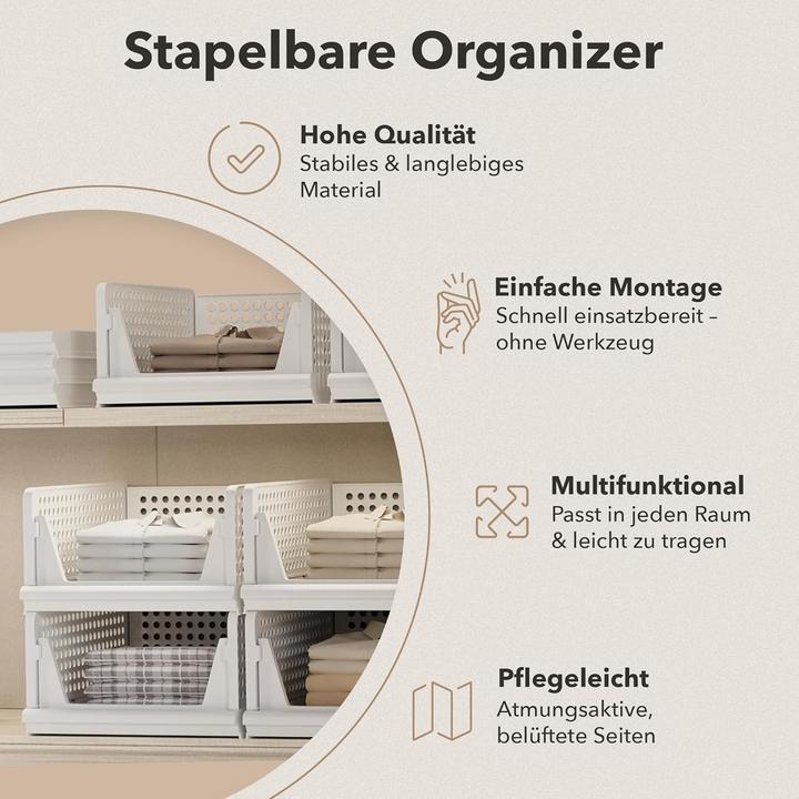 Produktbild Ally Maison 3er Set Faltbare Schrank-Organizer (3x)