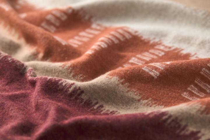 Actual product image David Fussenegger Flannel blanket boho pattern.45697440