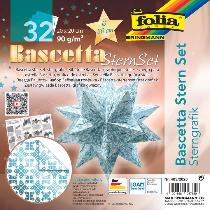Actual product image Folia Bascetta star (90 g/m², 32 x)