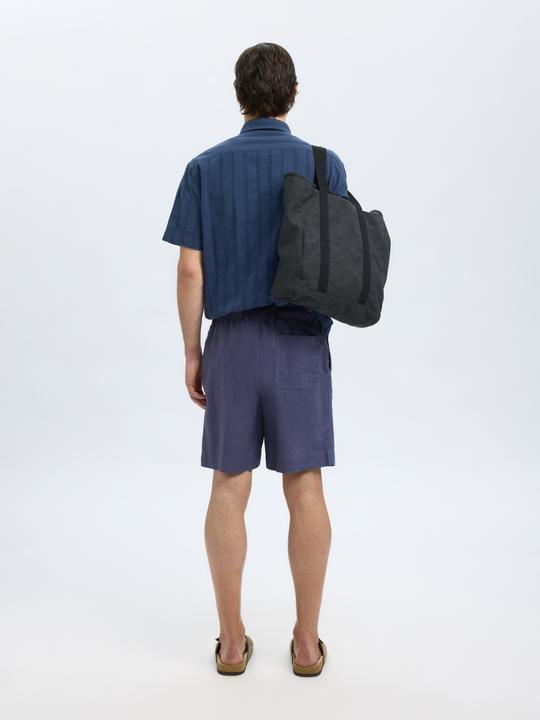 Actual product image Selected Loose Fit Shorts aus Leinengemisch (M)