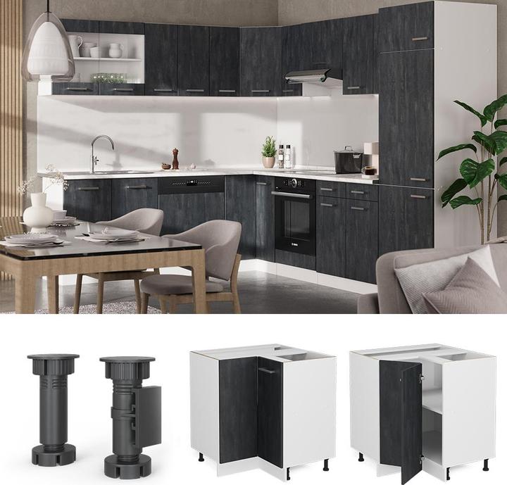 Produktbild Vicco Eckunterschrank R-Line (75.5 x 46 x 81.5 cm)