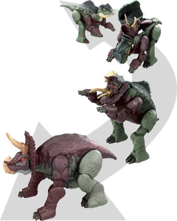 Actual product image Jurassic World FIERCE CHANGERS™ MASSIVE STRETCH™ Giganotosaurus & Nasutoceratops