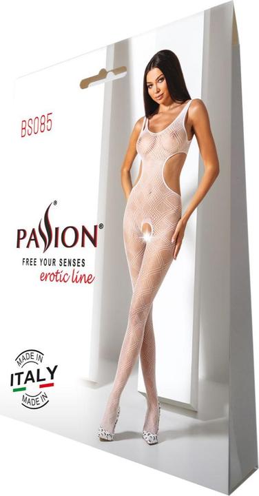Produktbild Passion Combinaison résille BS085 - Blanc - TU - Blanc (One Size)