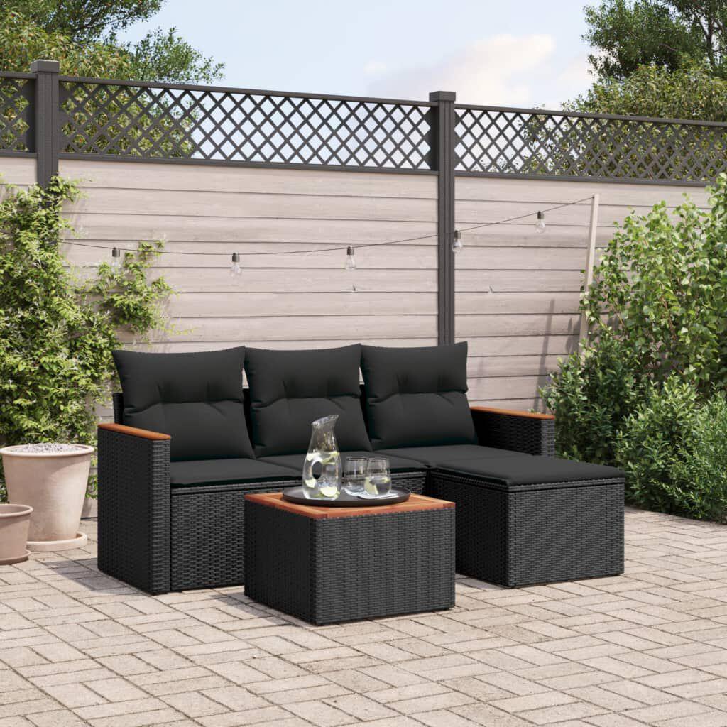 Thumbnail - VidaXL, Gartenlounge, 10-tlg. Garten-Lounge-Set mit Kissen