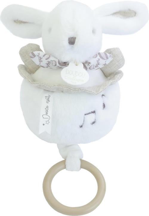 Produktbild Doudou et Compagnie Musikspieluhr Hase weiss 20cm