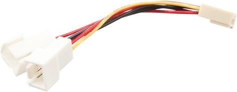 Actual product image EKL Verax Y-cable, 2 fans on one board