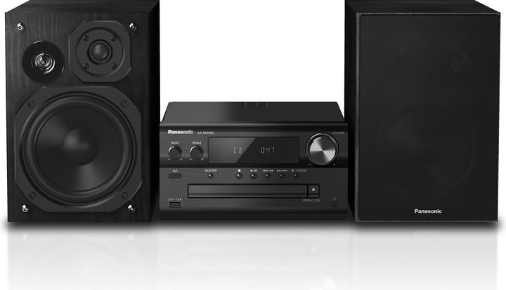 Actual product image Panasonic SC-PMX92 Home Audio Mini System (Bluetooth, CD player, Wi-Fi, Airplay, 1x 120 W)