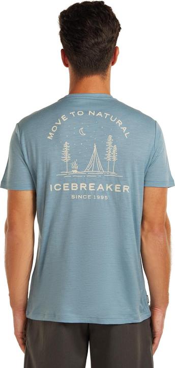 Actual product image Icebreaker Men Merino 150 Tech Lite SS Tee Peaceful Pass (S)