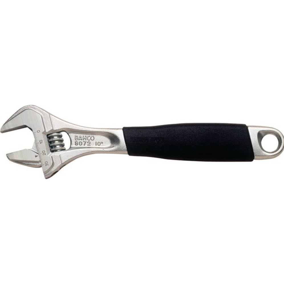 Bahco, Schraubenschlüssel, ERGO 20-mm-Rollgabelschlüssel mit Zentralmutter und Gummigriff, verchromt, 158 mm (20 mm)