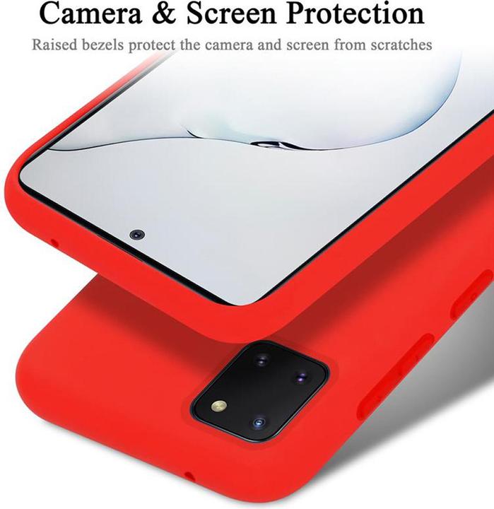 Produktbild Cadorabo TPU Liquid Silicone Case Cover (Samsung Galaxy A81)