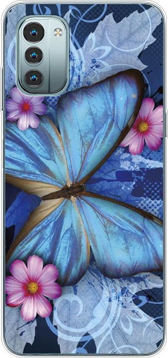 Schmetterling blau
