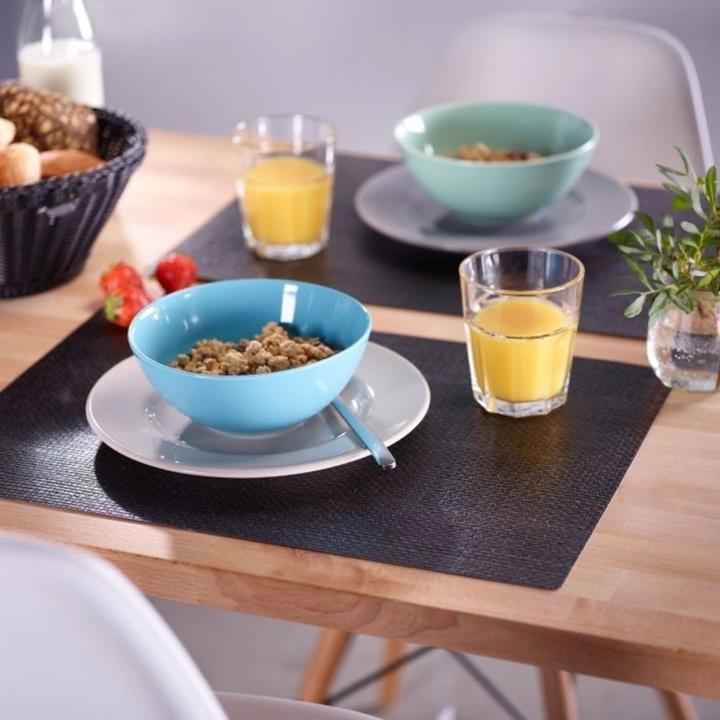 Actual product image Westmark PP placemat "Coolorista", square, black, 45x32.5 cm