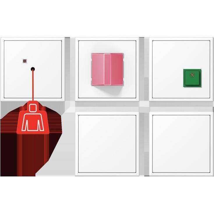 JUNG, Programma di commutazione degli accessori, Set per chiamate di emergenza