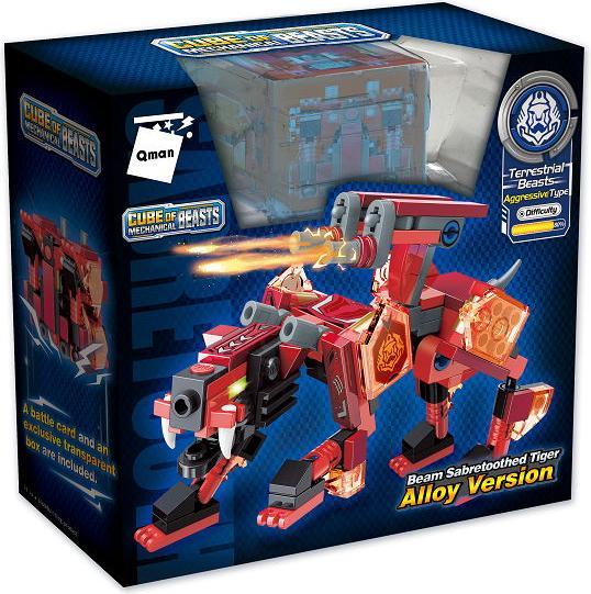 Qman Cube of Beasts Beam Sabretoothed Tiger