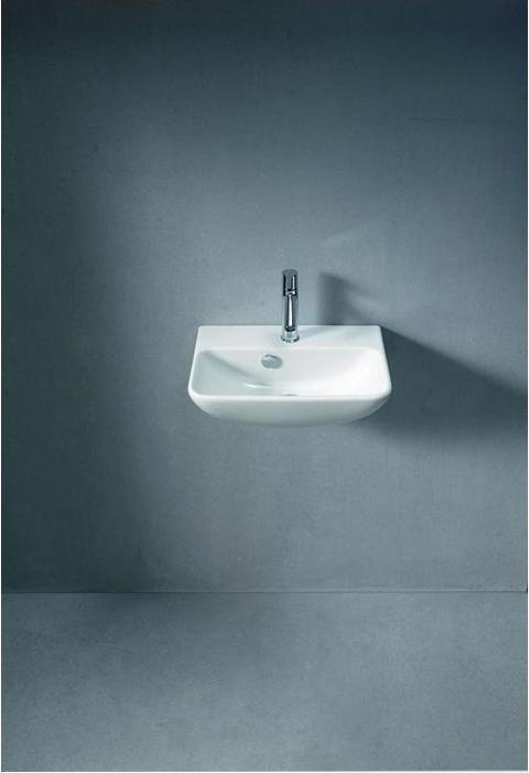 Image du produit Duravit Lave-mains ME by Starck m ÜL m HLB 450x320mm 1 trou de robinetterie blanc WG (320 mm, 450 mm)