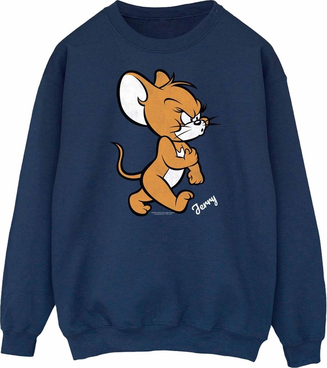 Actual product image Tom & Jerry Womens/Ladies Angry Mouse Cotton Sweatshirt (L)