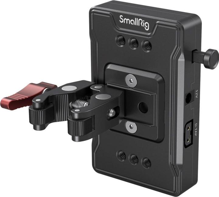 SmallRig 3497 V Mount Akku Adapterplatte (Basisversion) mit Superklemmenhalterung